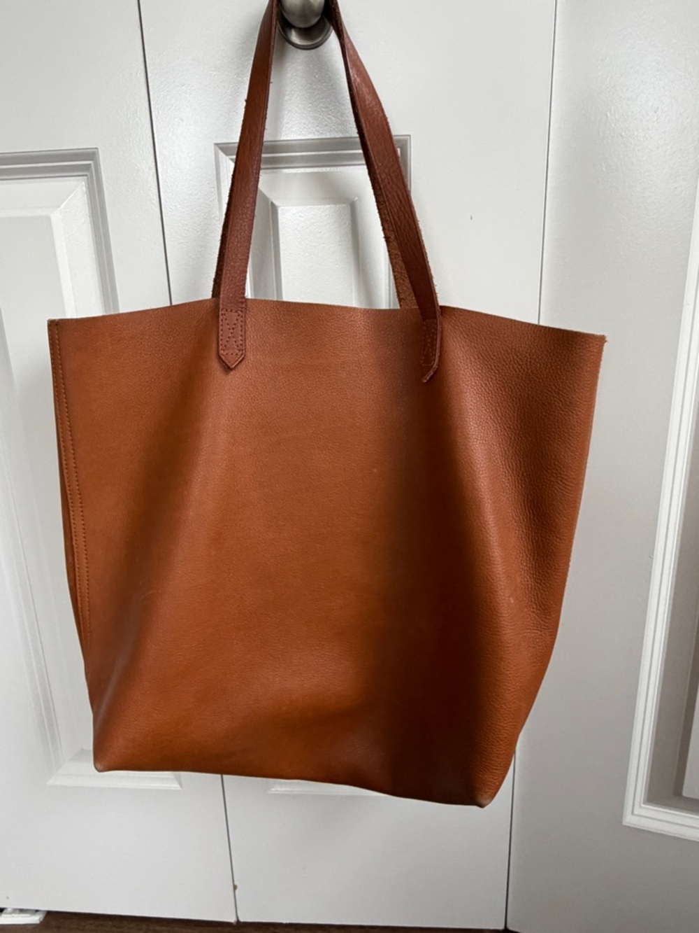 Madewell transport tote Classic Leather Tote Bag - Brown